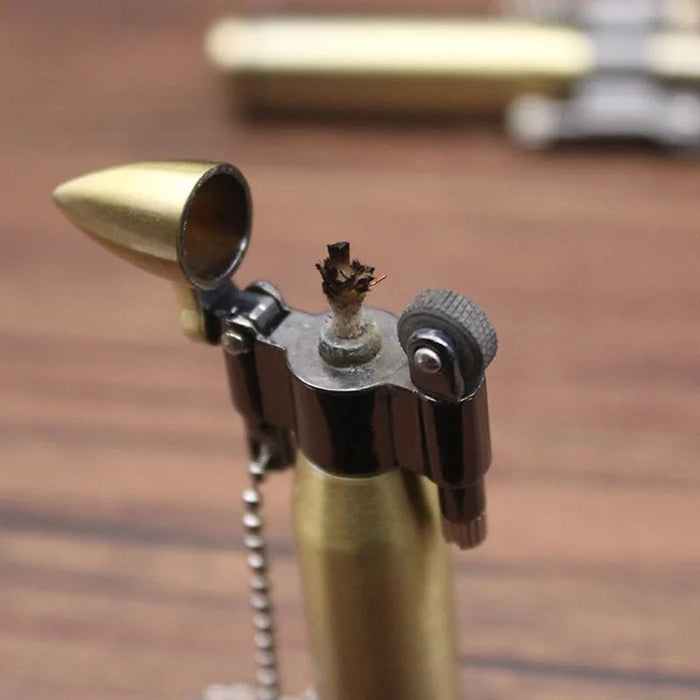 Metal Novelty Refillable Bullet Grinding Wheel Keychain Kerosene Lighter Portable Retro Smoking Accessories Gadgets For Men - Wolnne marketMetal Novelty Refillable Bullet Grinding Wheel Keychain Kerosene Lighter Portable Retro Smoking Accessories Gadgets For MenunisexWolnne marketWolnne market14:350850#AA