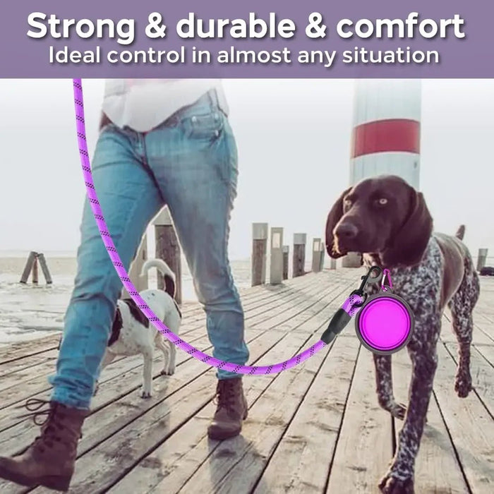 Strong Dog Leash, Reflective Pet Leash for Large, Medium, and Small Dogs, Ideal for Pulling, Dragging, and Towing, Suitable for Breeds like Golden Retrievers - Wolnne market0.6cm 1.5MStrong Dog Leash, Reflective Pet Leash for Large, Medium, and Small Dogs, Ideal for Pulling, Dragging, and Towing, Suitable for Breeds like Golden Retrievers#DogLeash #PetLeash #ReflectiveLeash #StrongDogLeash #DogAccessories #GoldenRetrieverLeash #DogWalkingGear #PetSupplies #DogLovers #LeashForDogs #LargeDogLeash