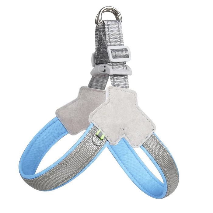 1 - Wolnne marketL1#PetHarness #DogHarness #ReflectiveHarness #SmallDogHarness #PetAccessories #DogLovers #PetSupplies #ChihuahuaHarness #BulldogHarness #NoPullHarness #PuppyHarness #DogApparel #PetFashion #PetProducts #ShopForPets #PetShopOnlineWolnne marketWolnne market14:173;5:361385Blue